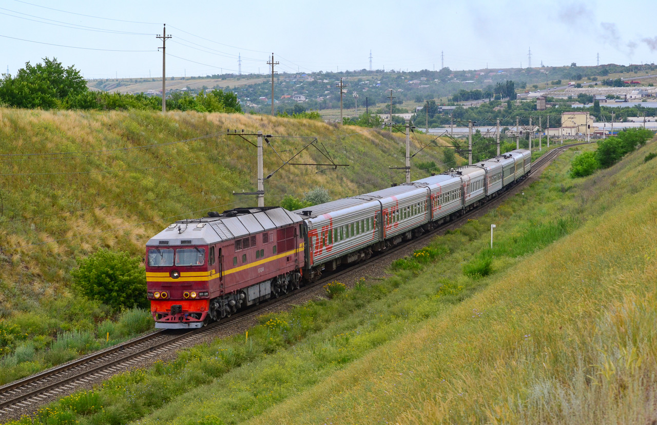 Приволжская железная дорога, № ТЭП70-0344 — 