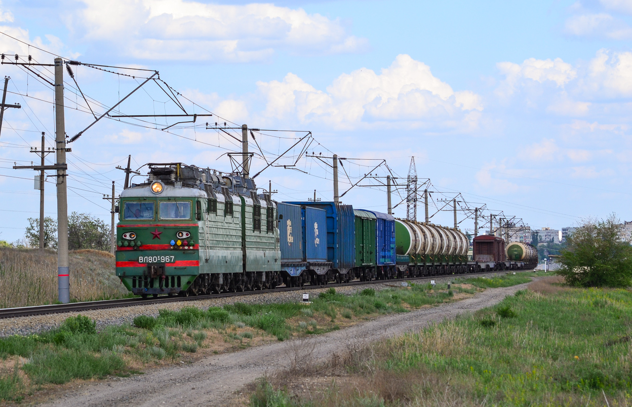 Приволжская железная дорога, № ВЛ80С-967 — 