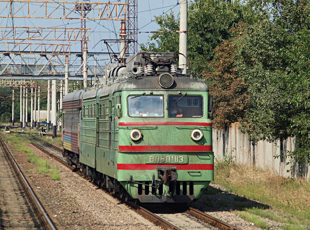 Южная железная дорога, № ВЛ80К-113 — 