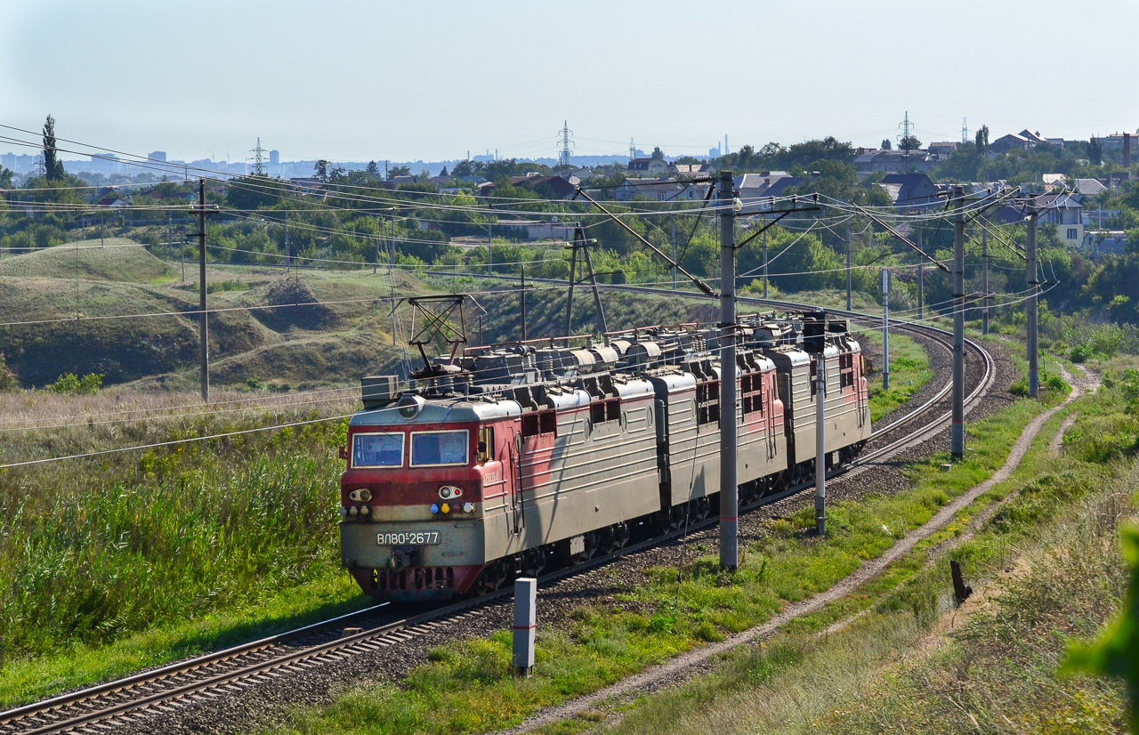 Приволжская железная дорога, № ВЛ80С-2677 — 