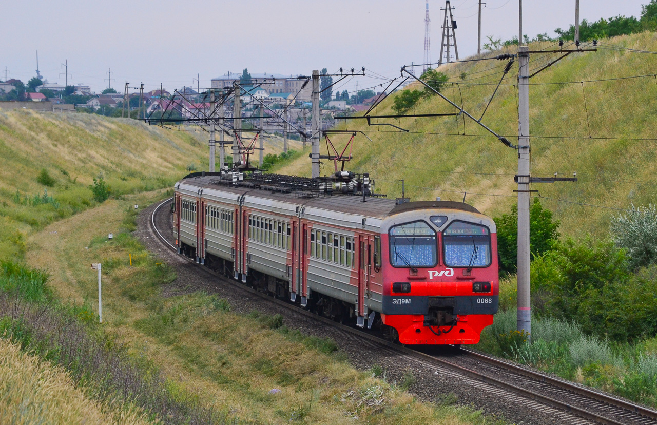 Приволжская железная дорога, № ЭД9М-0068 — 