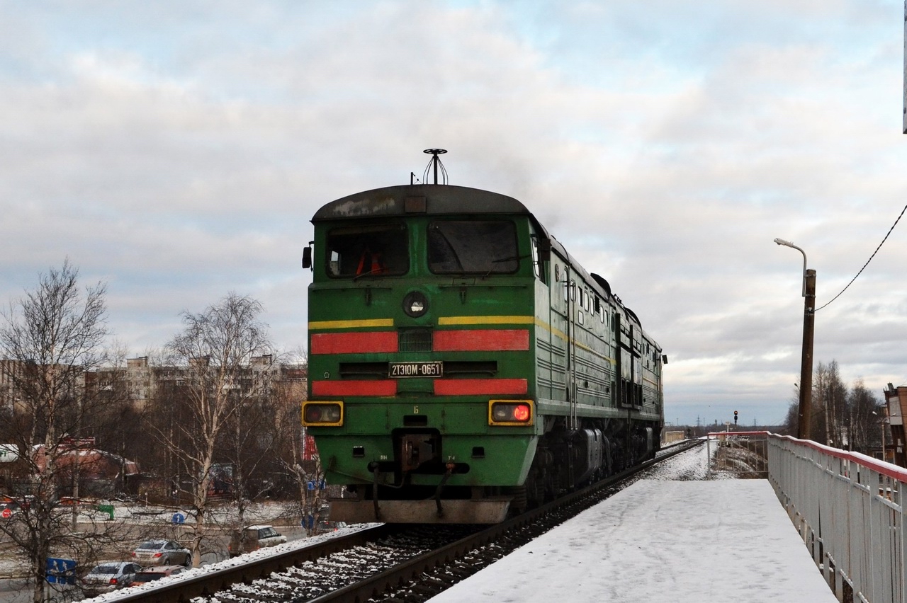 Северная железная дорога, № 2ТЭ10М-0651 — 