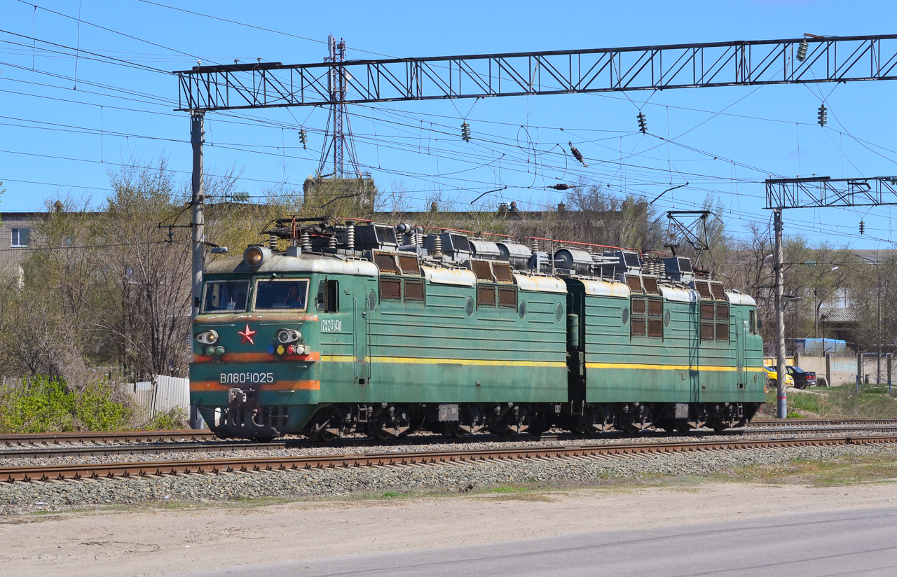 Приволжская железная дорога, № ВЛ80С-1025 — 