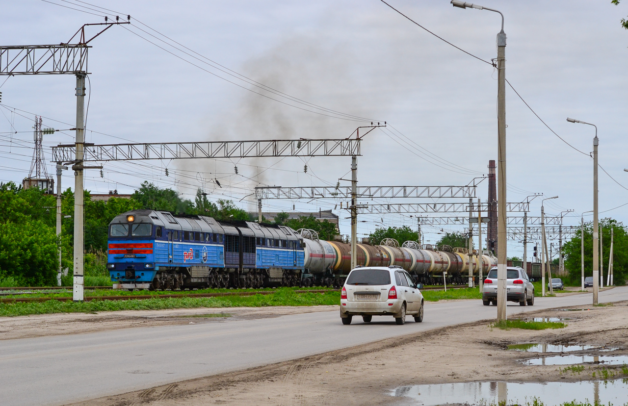 Приволжская железная дорога, № 2ТЭ116У-0072 — 