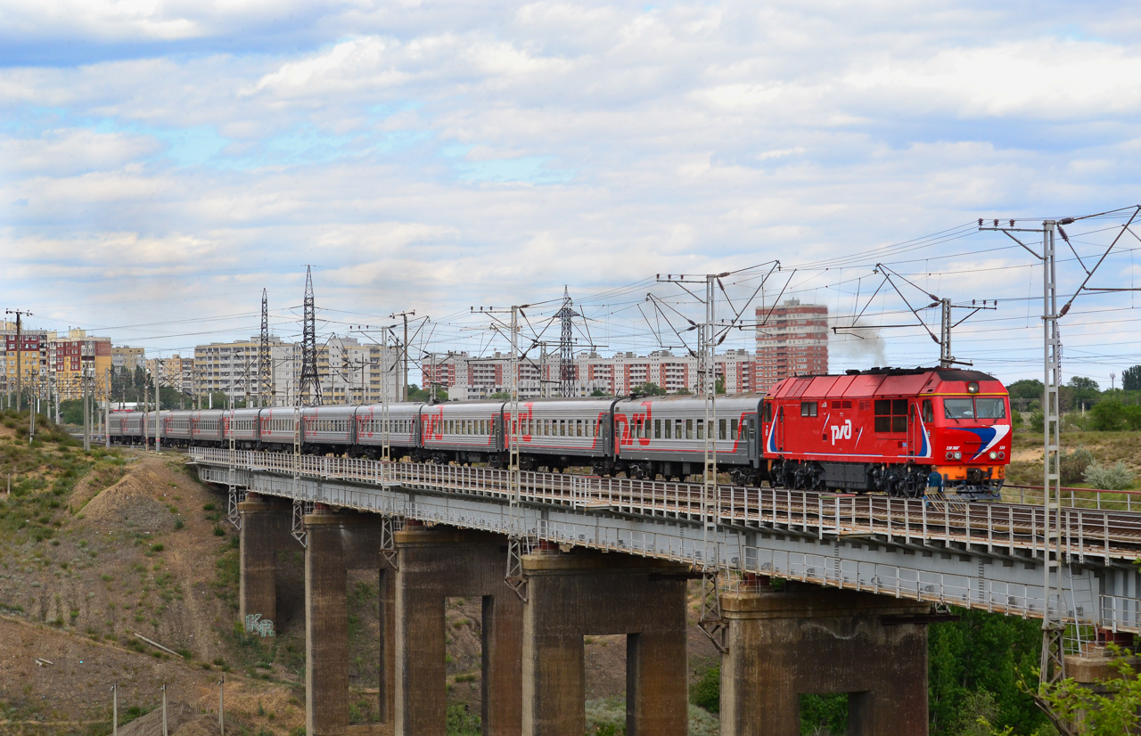 Приволжская железная дорога, № ТЭП70БС-124 — 