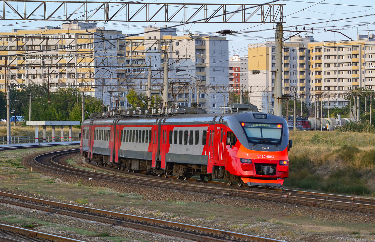 Приволжская железная дорога, № ЭП3Д-0013 — 