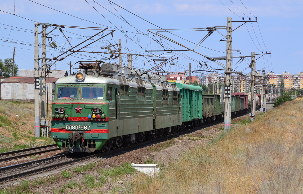 Приволжская железная дорога, № ВЛ80С-967 — 