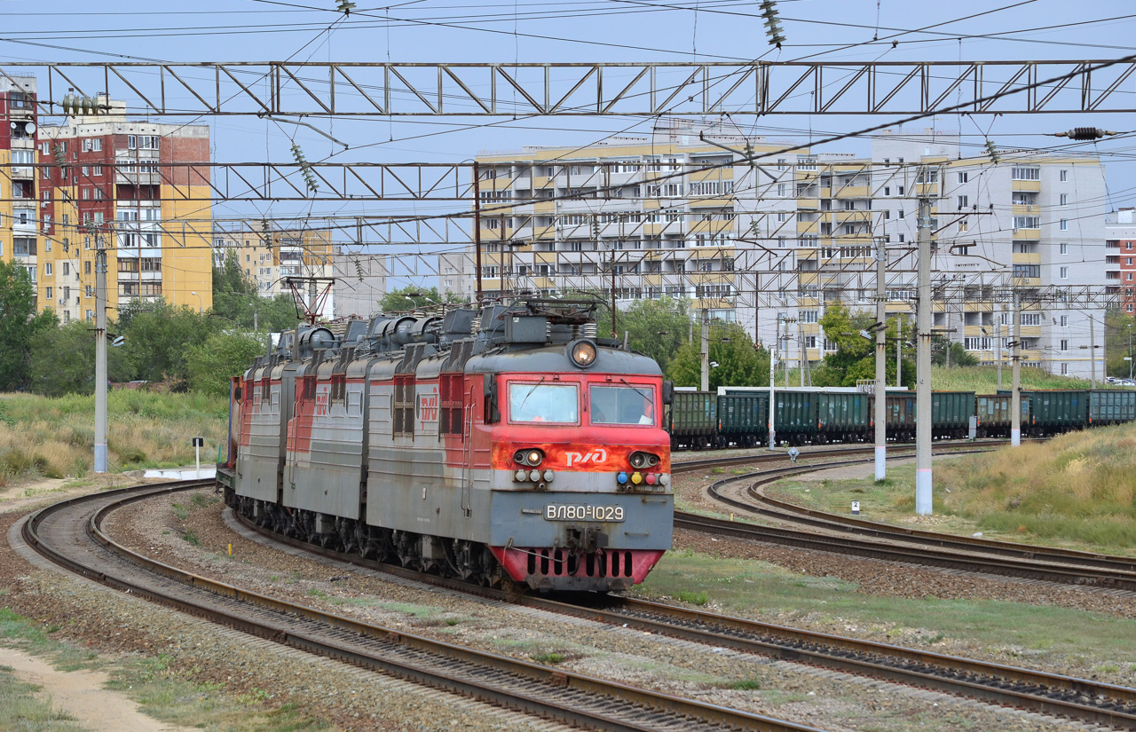 Приволжская железная дорога, № ВЛ80С-1029 — 