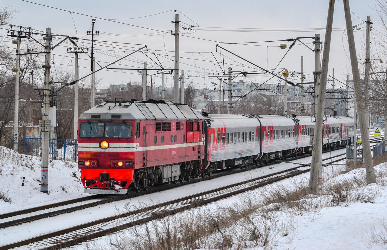 Приволжская железная дорога, № ТЭП70-0292 — 