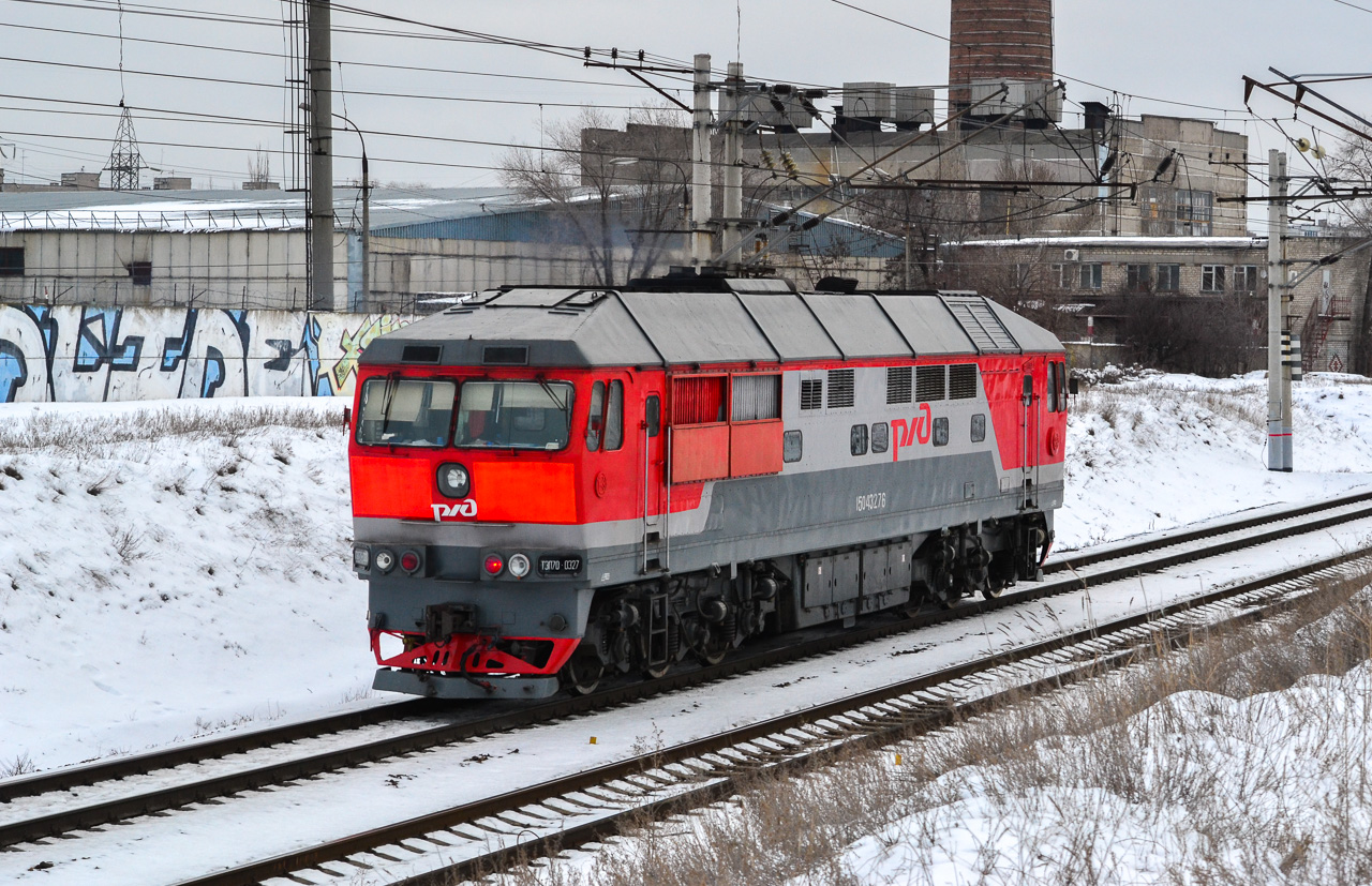 Приволжская железная дорога, № ТЭП70-0327 — 