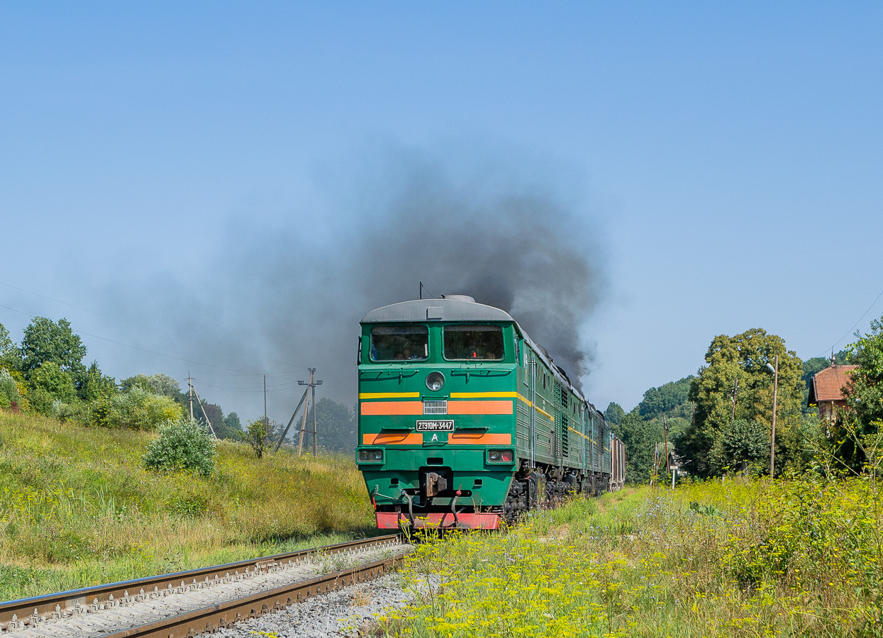 Одесская железная дорога, № 2ТЭ10М-3447 — 