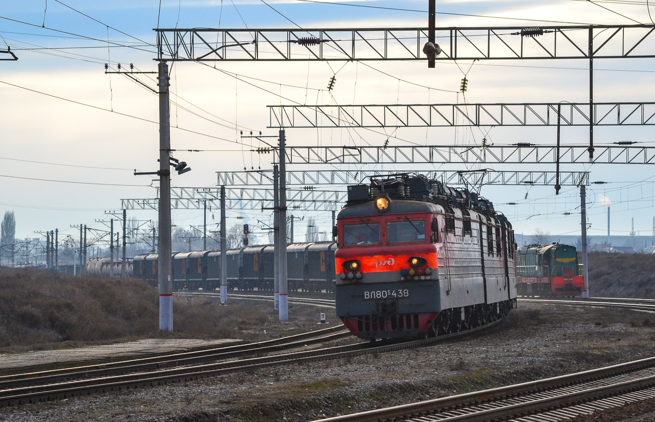 Приволжская железная дорога, № ВЛ80С-438 — 