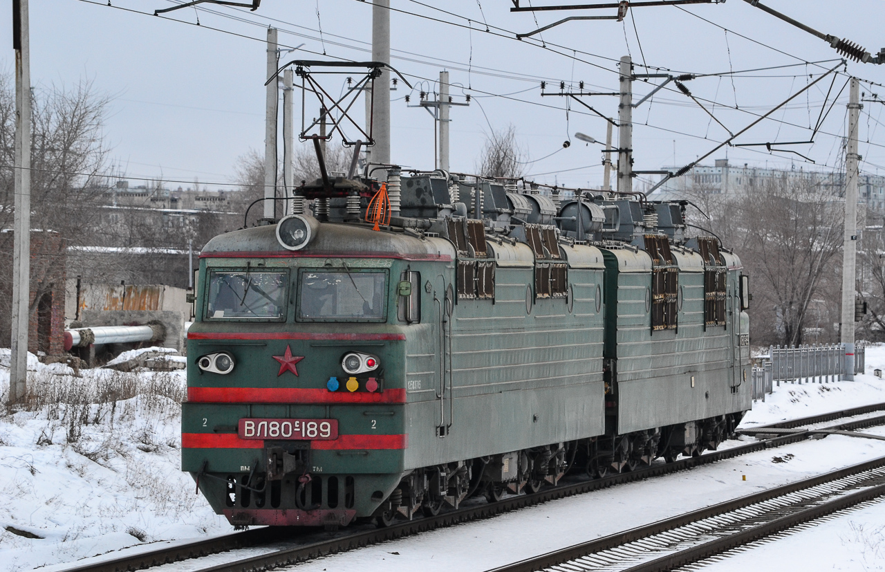 Северо-Кавказская железная дорога, № ВЛ80С-189 — 