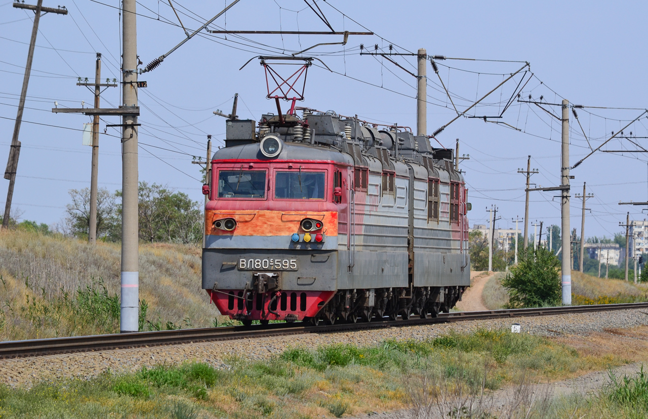 Северо-Кавказская железная дорога, № ВЛ80С-595 — 