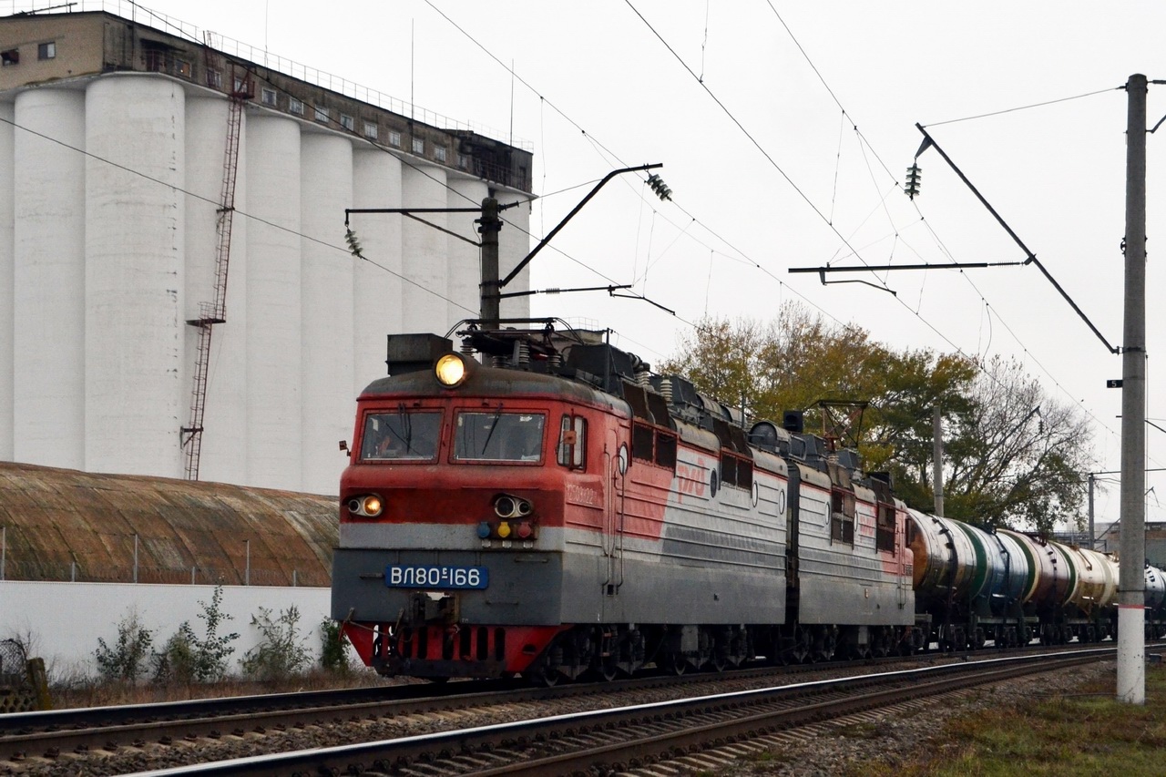 Северо-Кавказская железная дорога, № ВЛ80С-166 — 