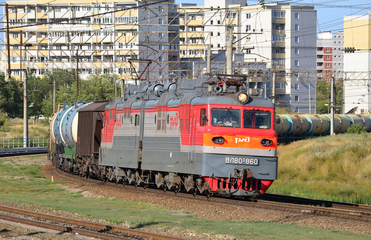 Северо-Кавказская железная дорога, № ВЛ80Т-860 — 