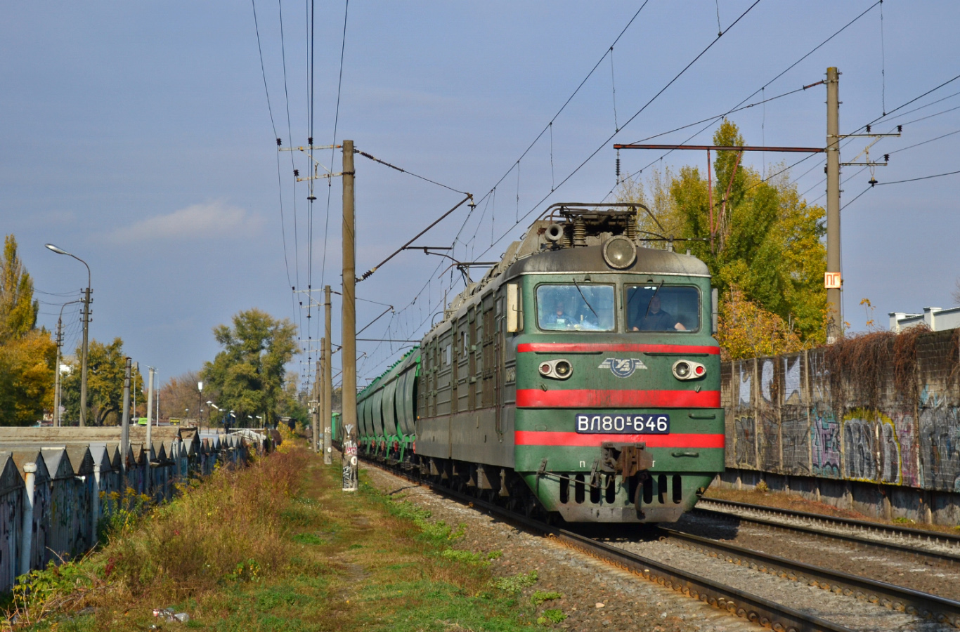 Юго-Западная железная дорога, № ВЛ80К-646 — 