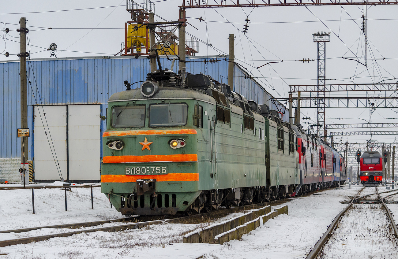 Московская железная дорога, № ВЛ80Т-756 — 