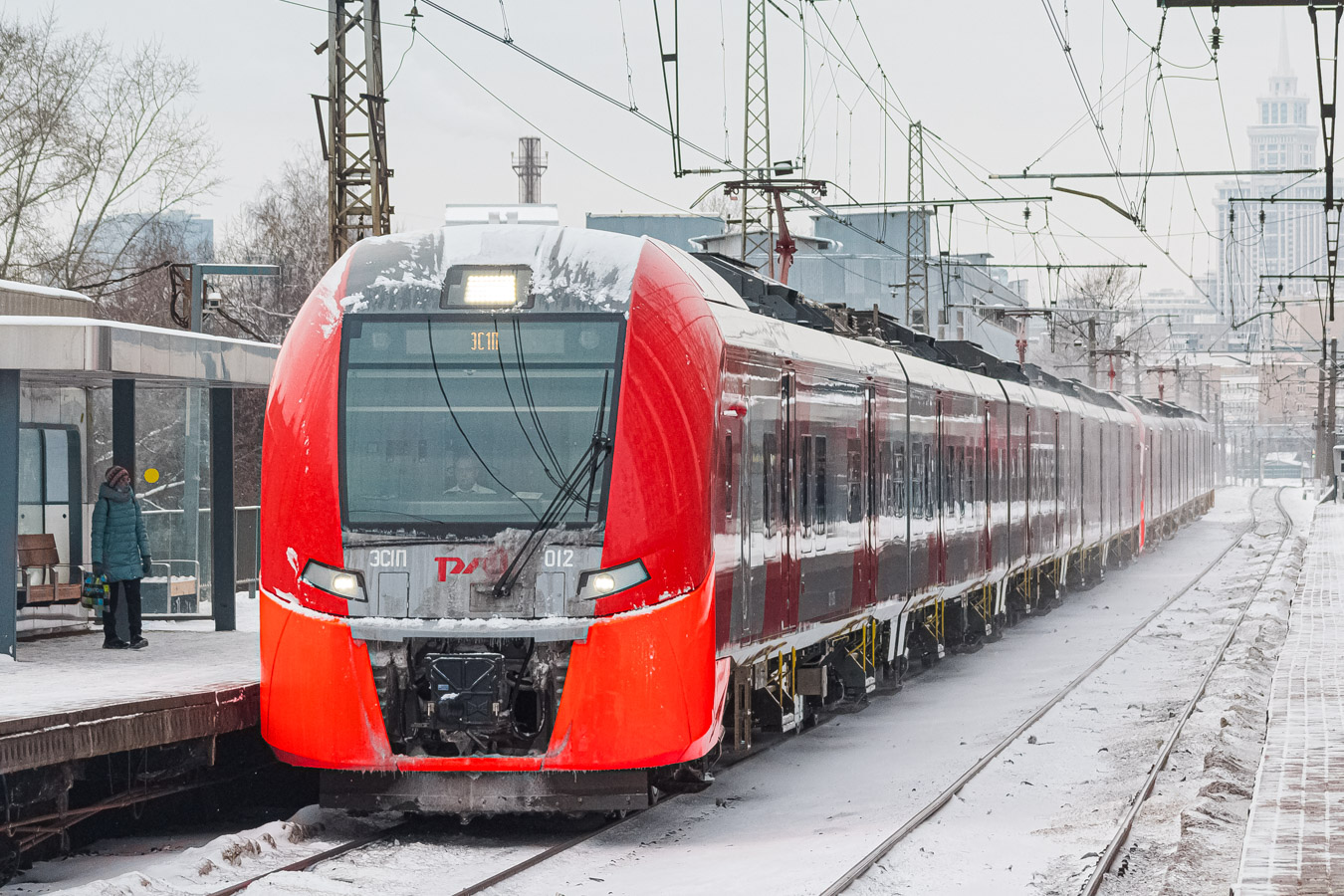 Московская железная дорога, № ЭС1П-012 — 