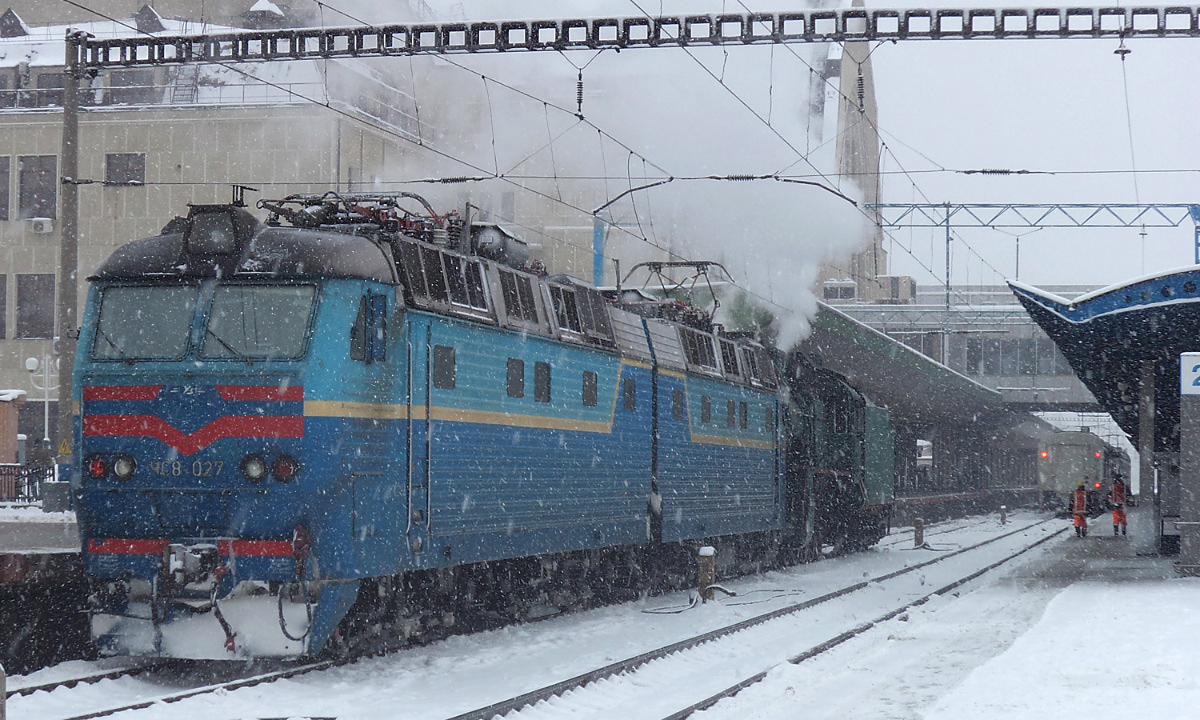 Юго-Западная железная дорога, № ЧС8-027 — 