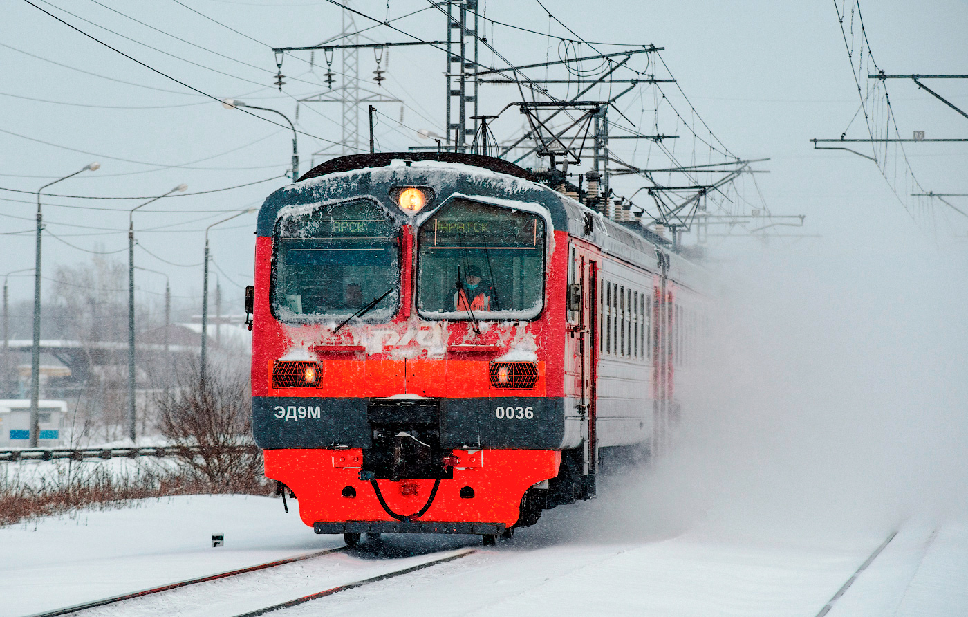 Горьковская железная дорога, № ЭД9М-0036 — 