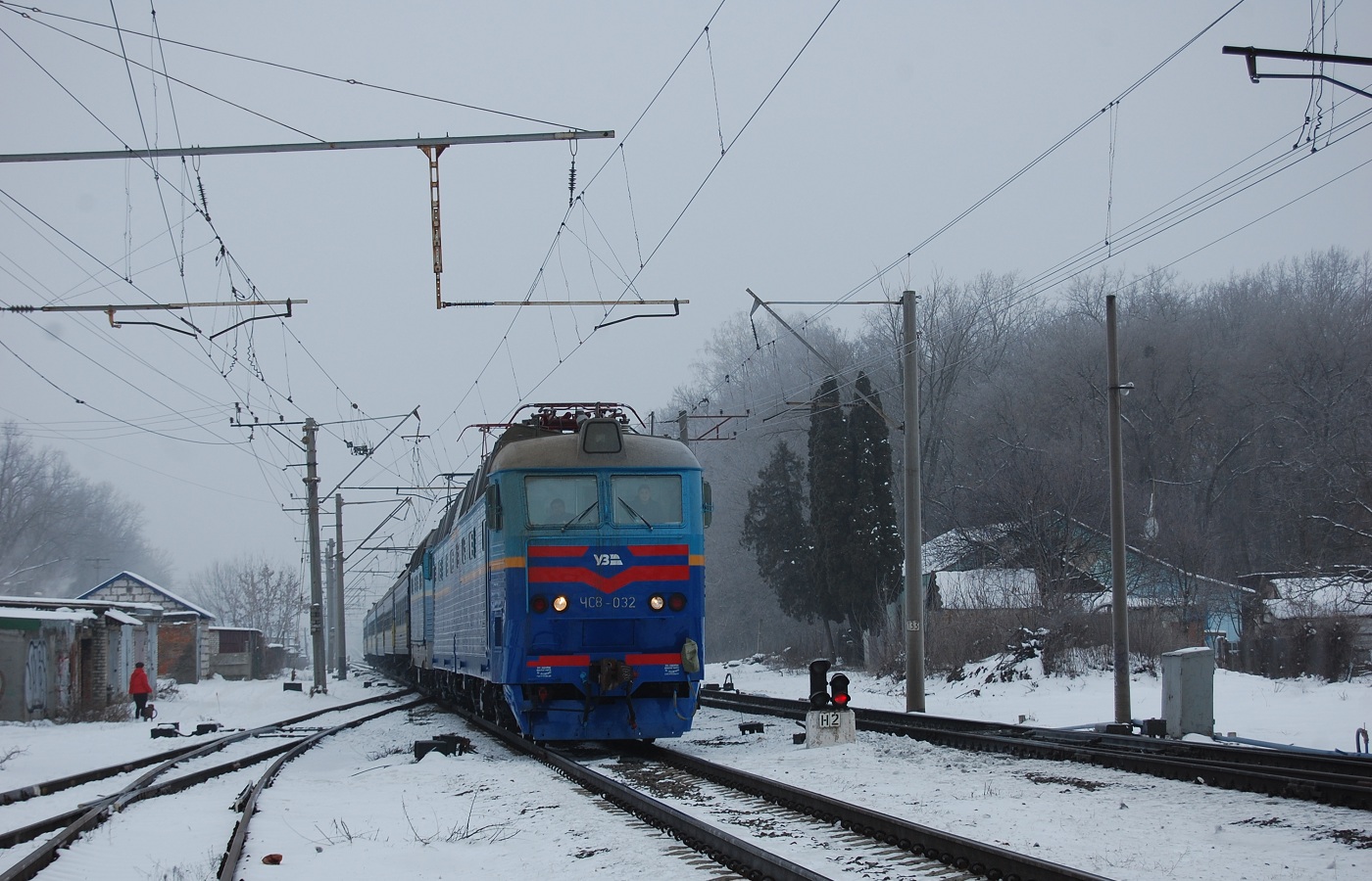 Юго-Западная железная дорога, № ЧС8-032 — 