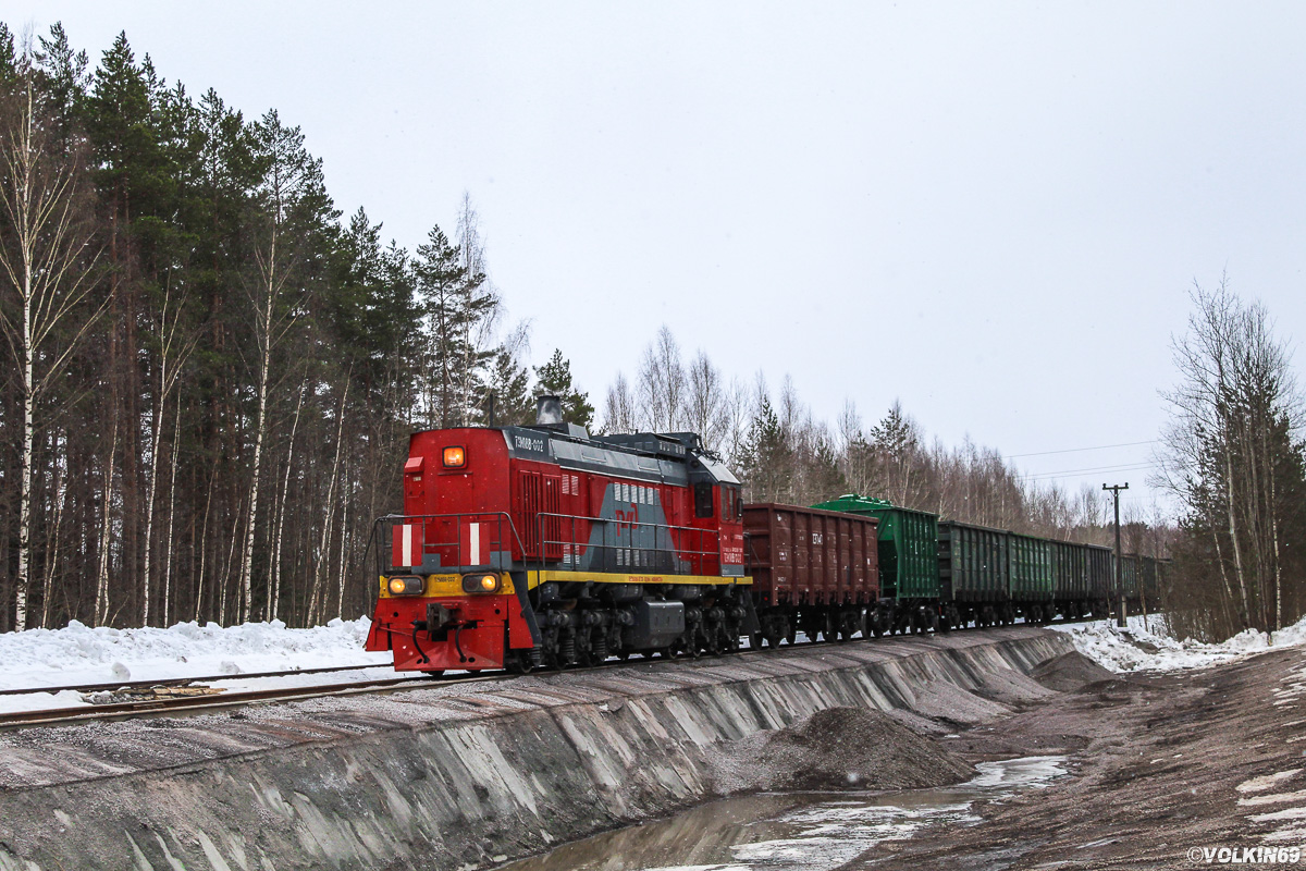 Октябрьская железная дорога, № ТЭМ18В-002 — 