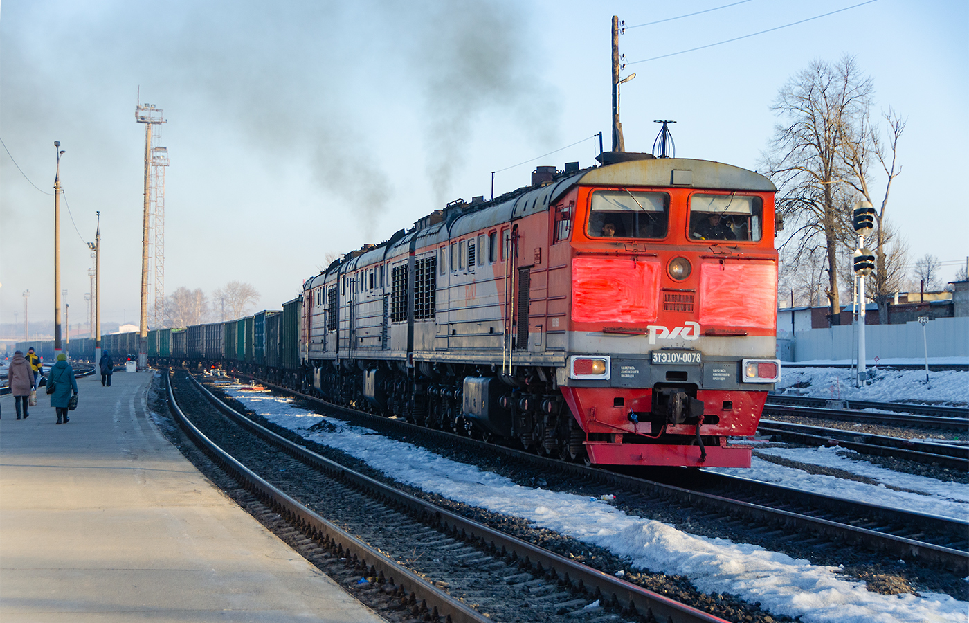 Московская железная дорога, № 3ТЭ10У-0078 — 