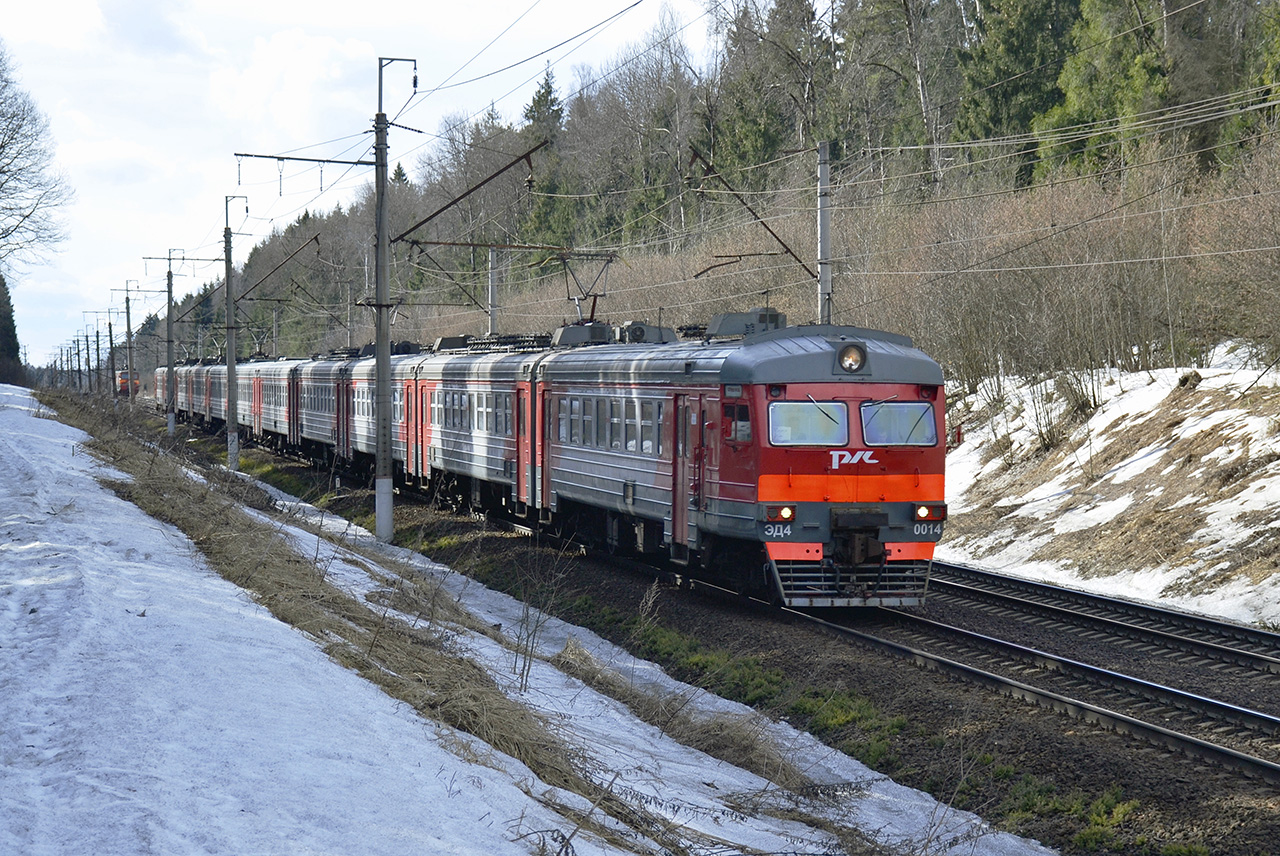 Московская железная дорога, № ЭД4-0014 — 