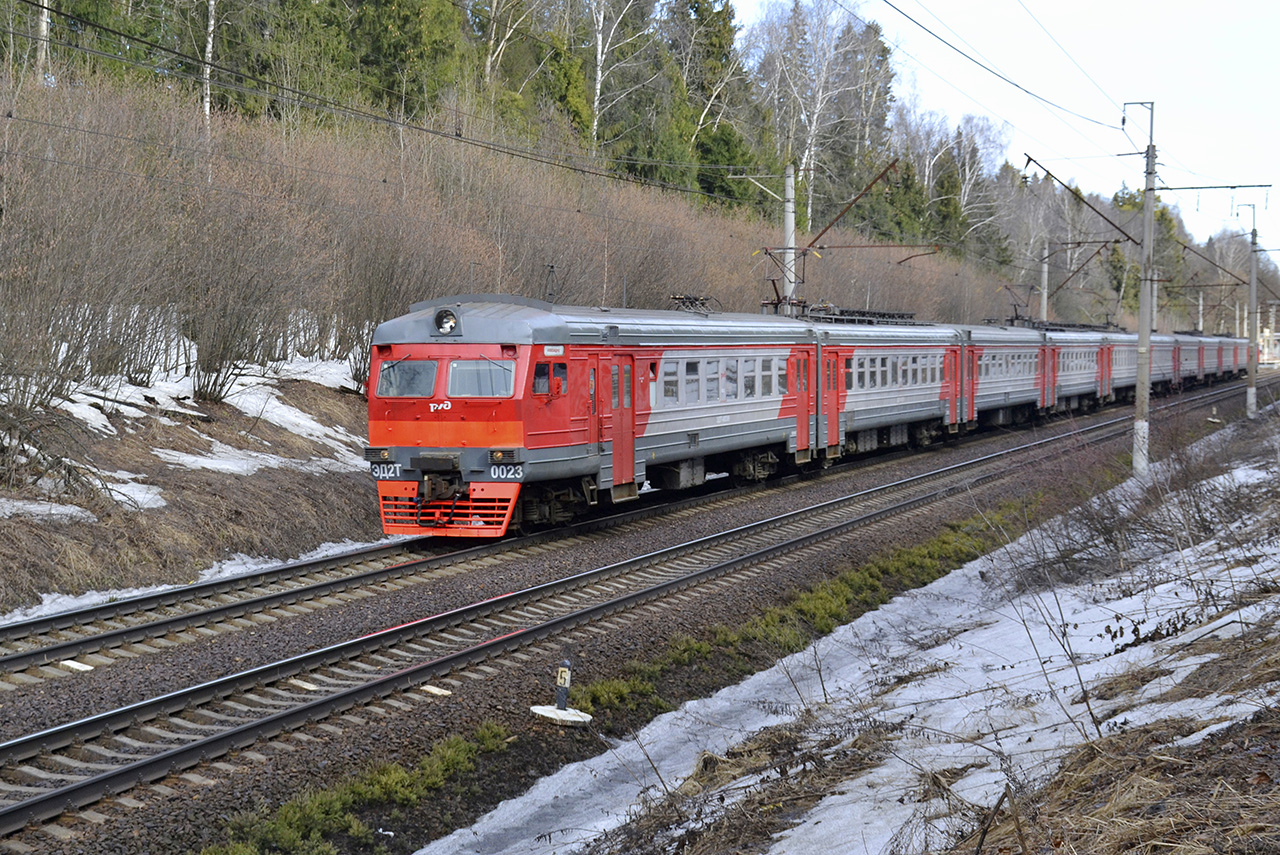 Московская железная дорога, № ЭД2Т-0023 — 