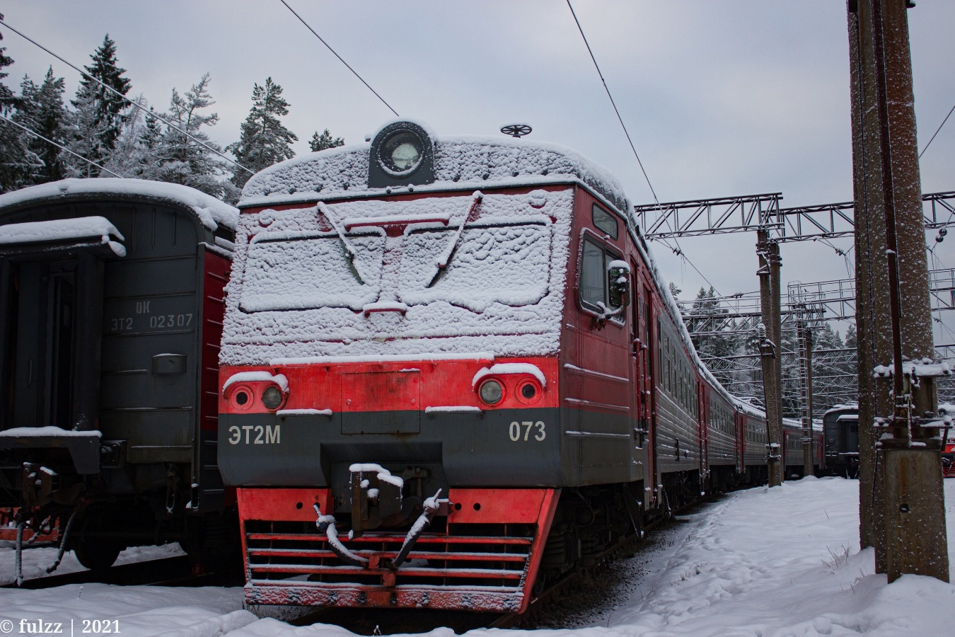 Октябрьская железная дорога, № ЭТ2М-073 — 