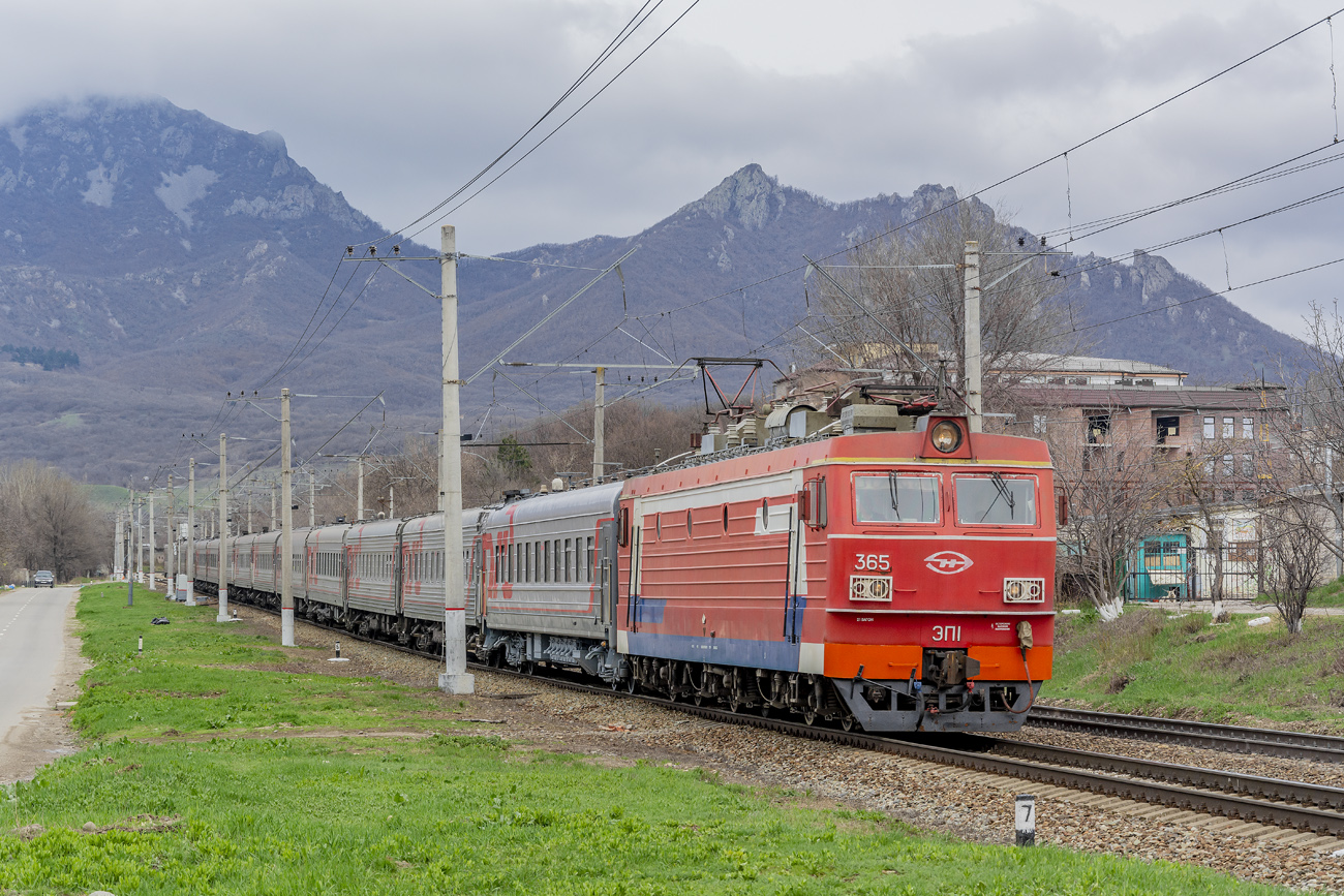 Приволжская железная дорога, № ЭП1-365 — 