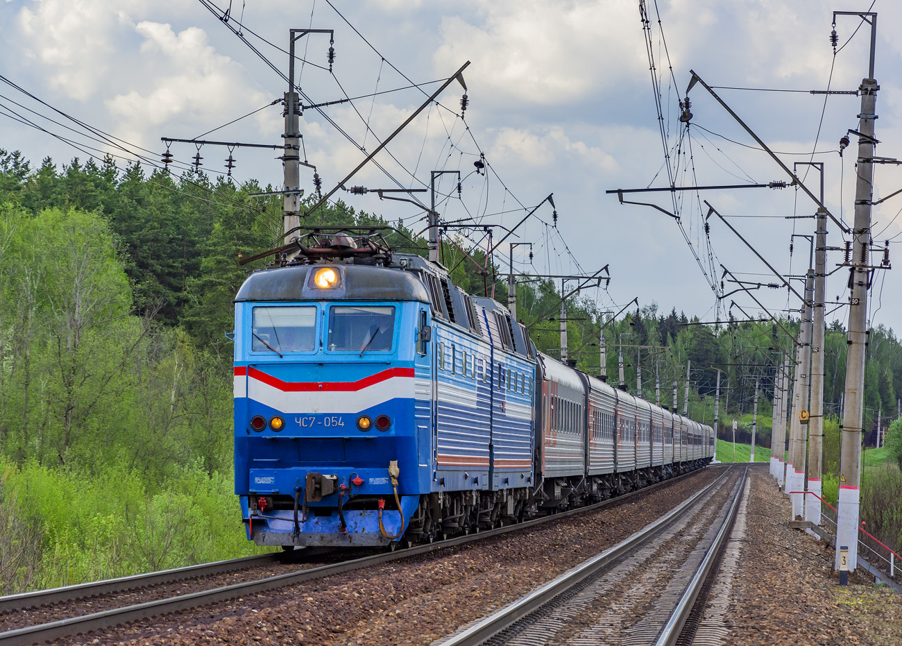 Московская железная дорога, № ЧС7-054 — 