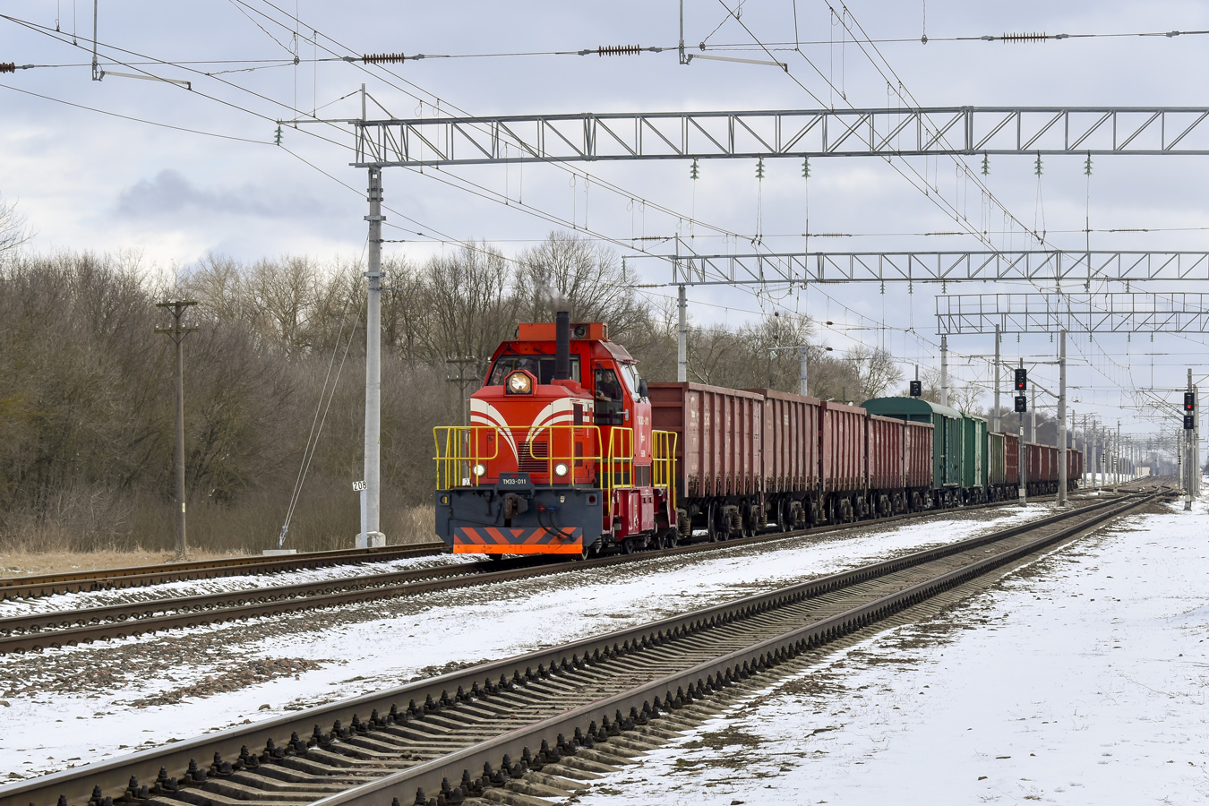 Белорусская железная дорога, № ТМЭ3-011 — Белорусская железная дорога, № ТМЭ3-011 —