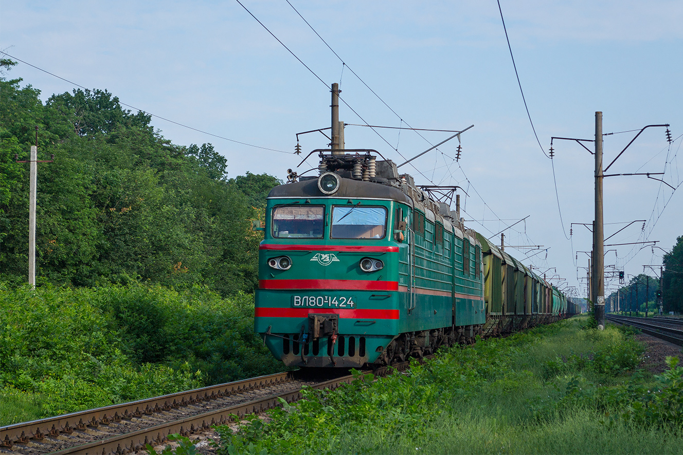 Одесская железная дорога, № ВЛ80Т-1424 — 