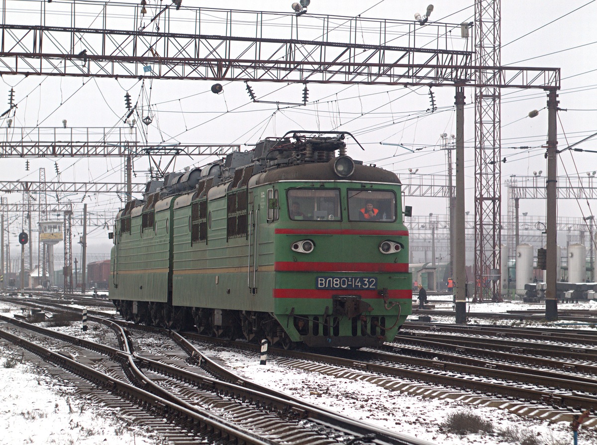 Одесская железная дорога, № ВЛ80Т-1432 — 