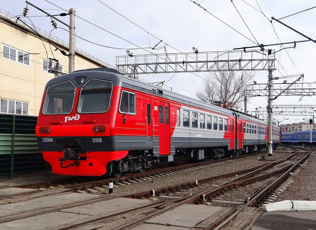 Приволжская железная дорога, № ЭД9М-0108 — 