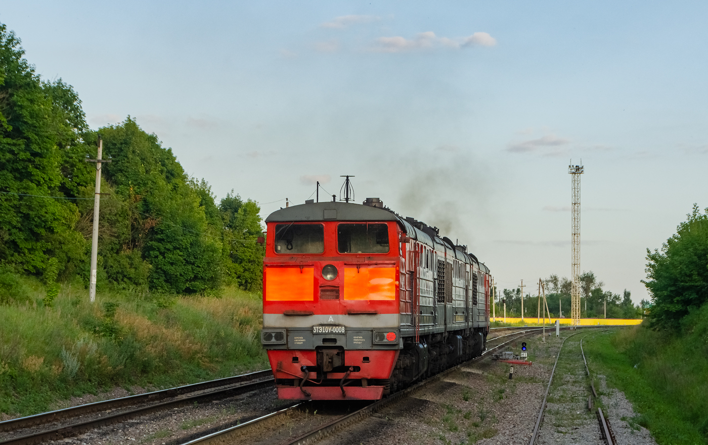 Московская железная дорога, № 3ТЭ10У-0008 — 