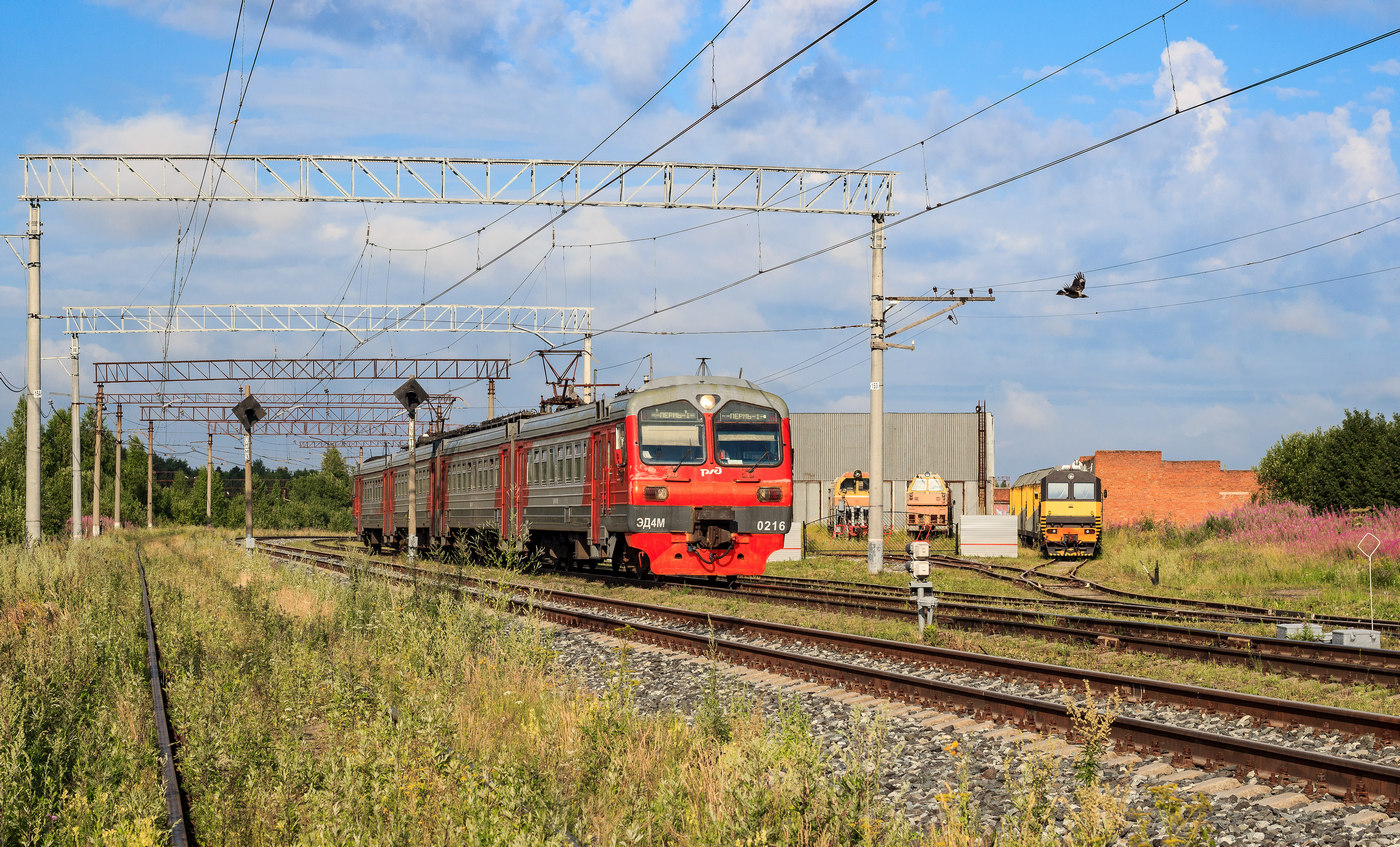 Свердловская железная дорога, № ЭД4М-0216 — 