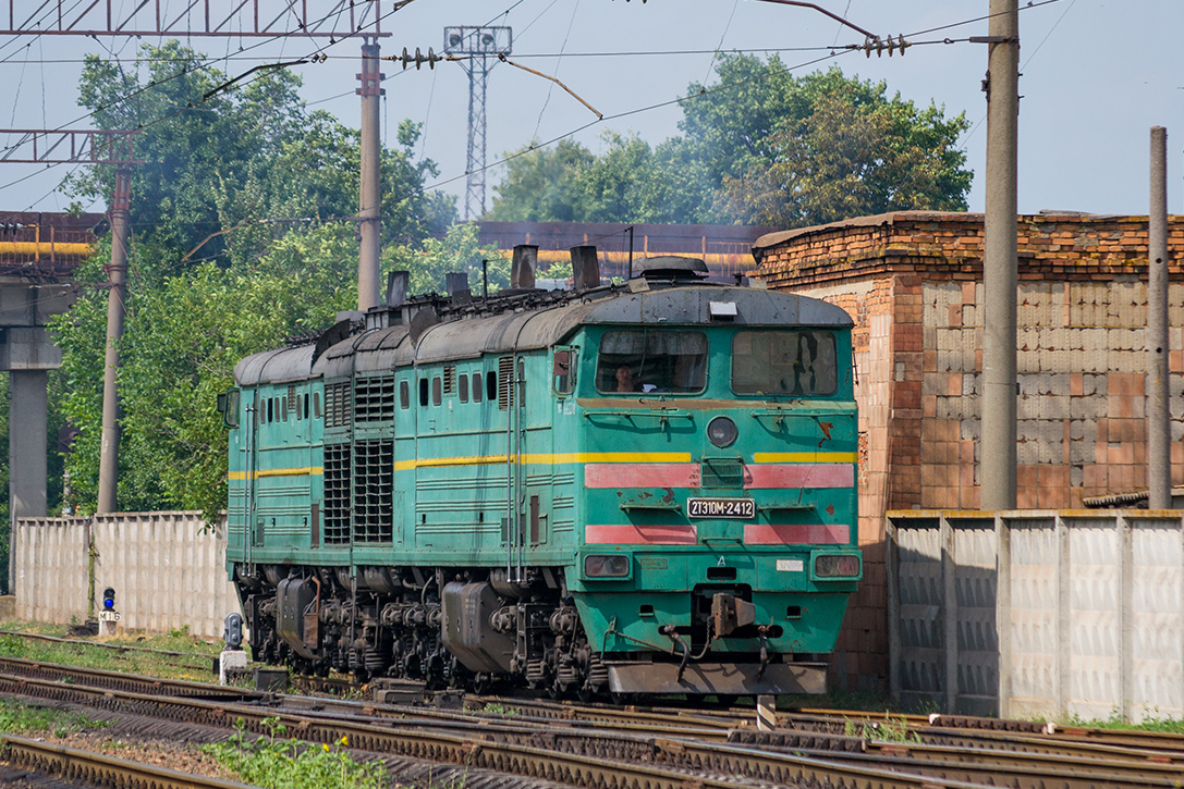 Одесская железная дорога, № 2ТЭ10М-2412 — 