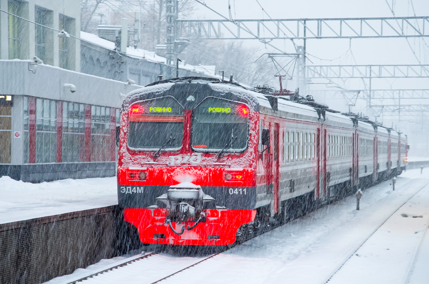 Октябрьская железная дорога, № ЭД4М-0411 — 