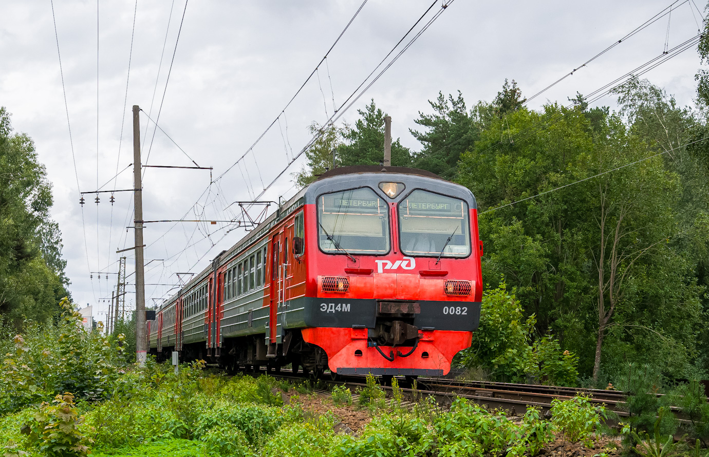 Октябрьская железная дорога, № ЭД4М-0082 — 