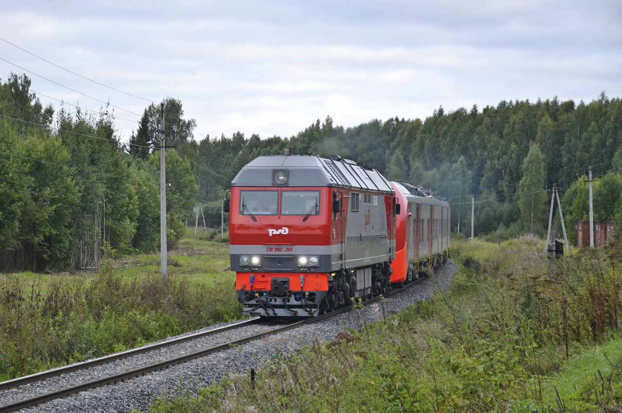 Октябрьская железная дорога, № ТЭП70БС-354 — 