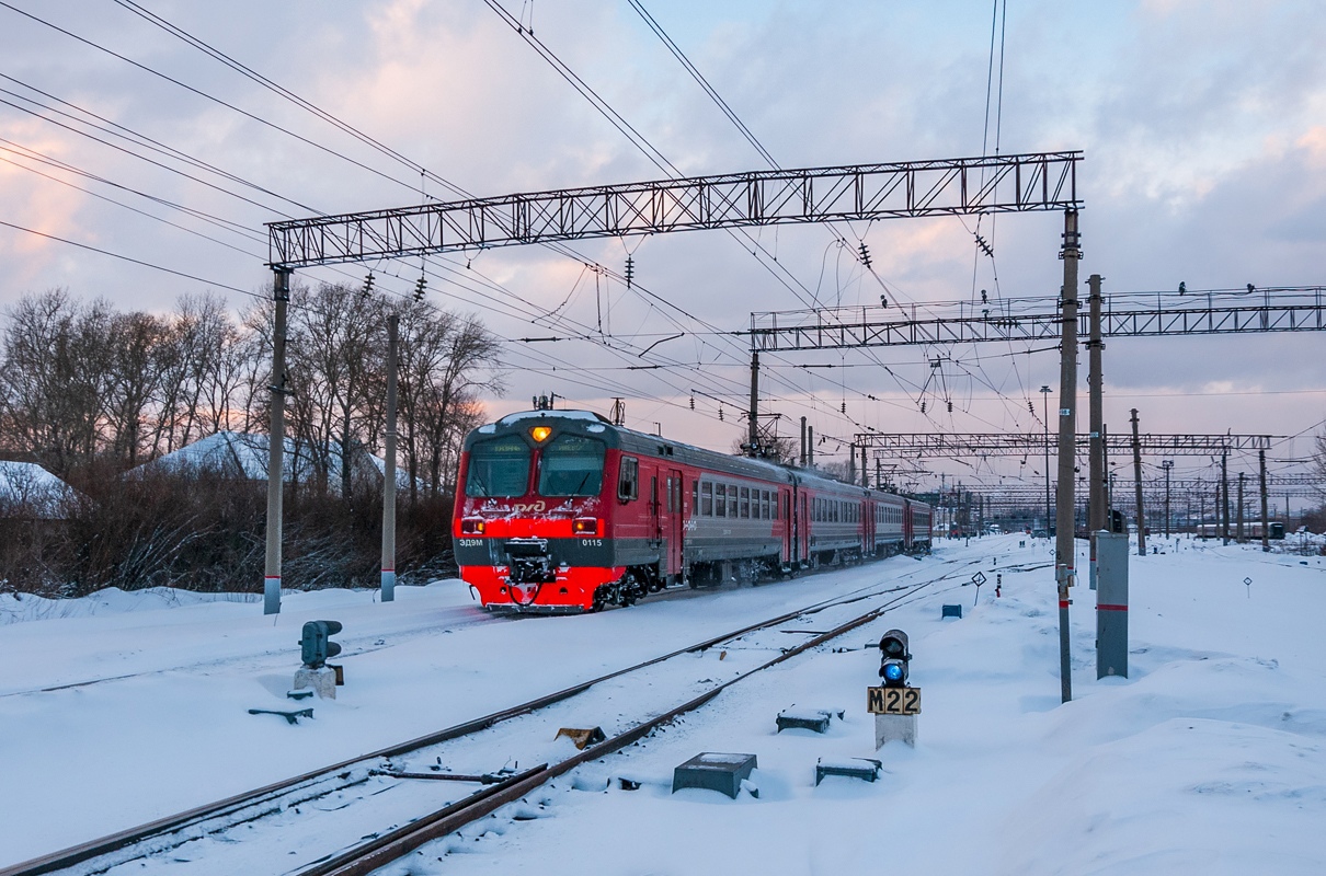 Горьковская железная дорога, № ЭД9М-0115 — 