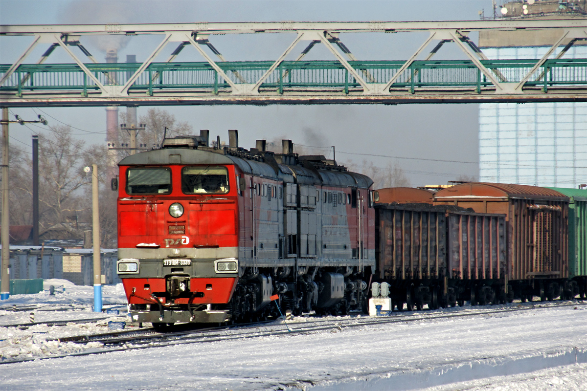 Западно-Сибирская железная дорога, № 2ТЭ10М-3336 — 