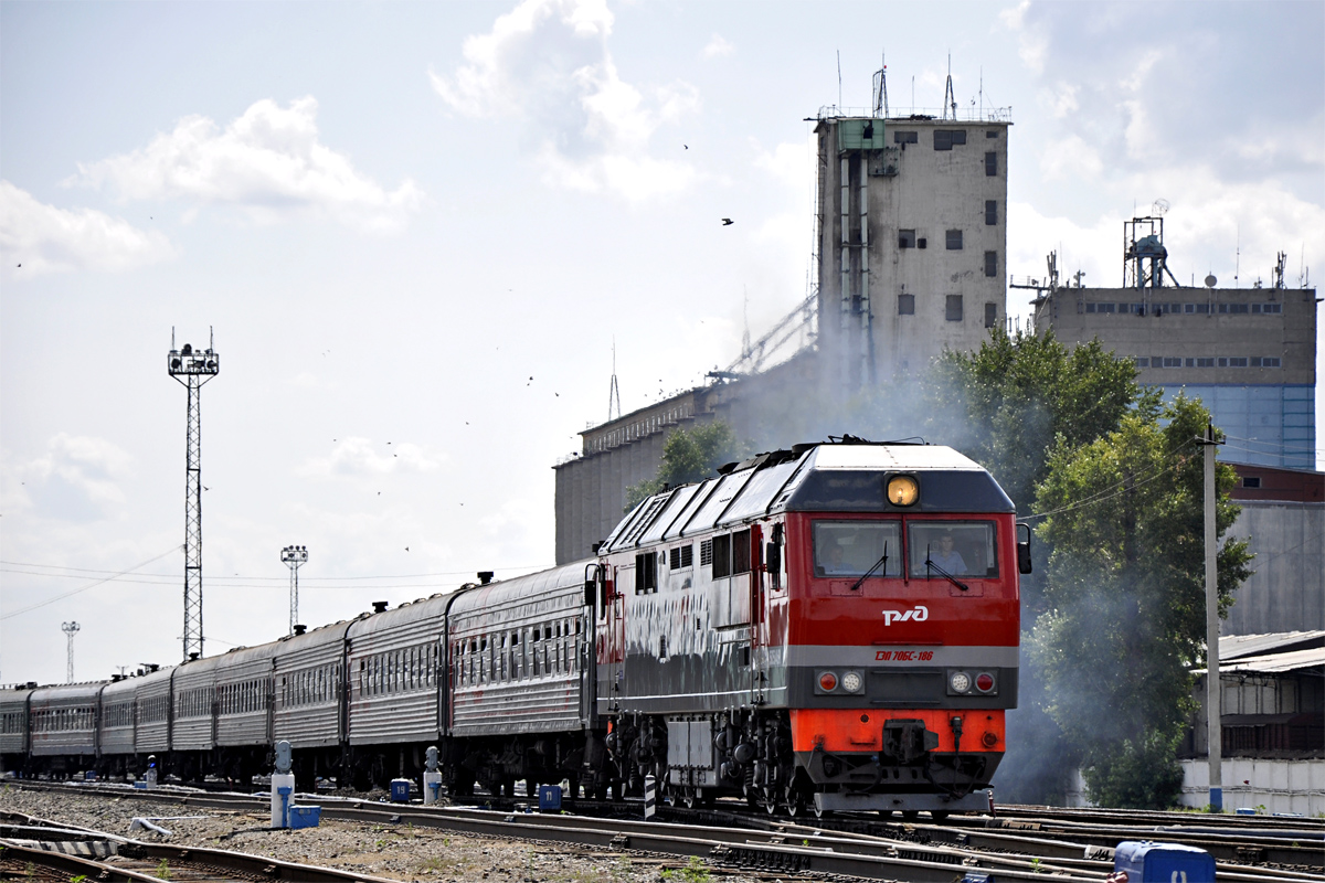 Западно-Сибирская железная дорога, № ТЭП70БС-186 — 