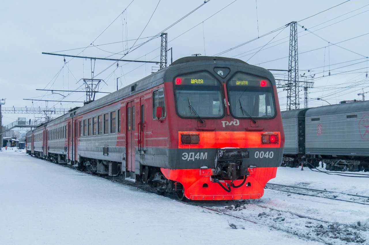 Свердловская железная дорога, № ЭД4М-0040 — 