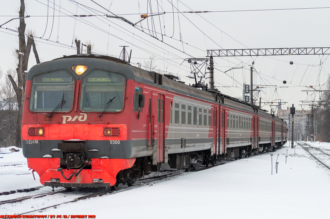 Октябрьская железная дорога, № ЭД4М-0360 — 