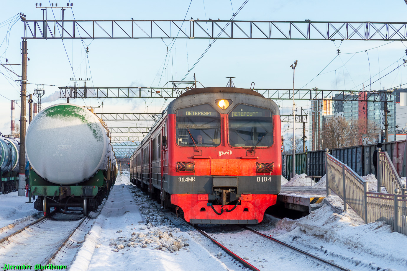 Октябрьская железная дорога, № ЭД4МК-0104 — 