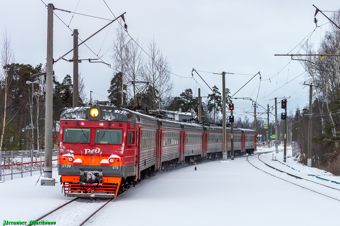 Октябрьская железная дорога, № ЭТ2М-078 — 